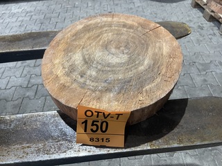 Rosewood schijf, Dikte 90mm, Ø 400mm